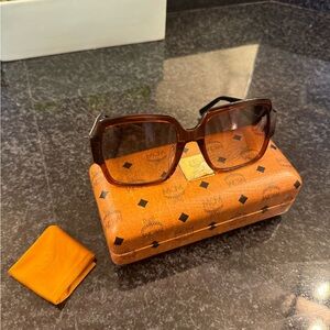 MCM Women’s Rectangular Sunglasses - Brown